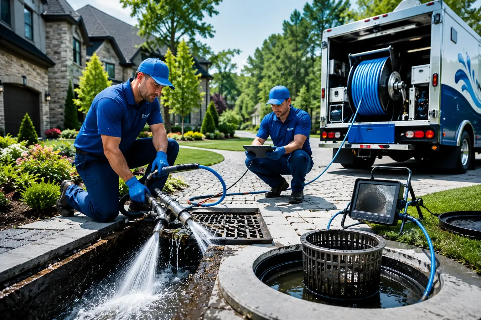 Local outdoor drain cleaning professionals in Thurmond, NC